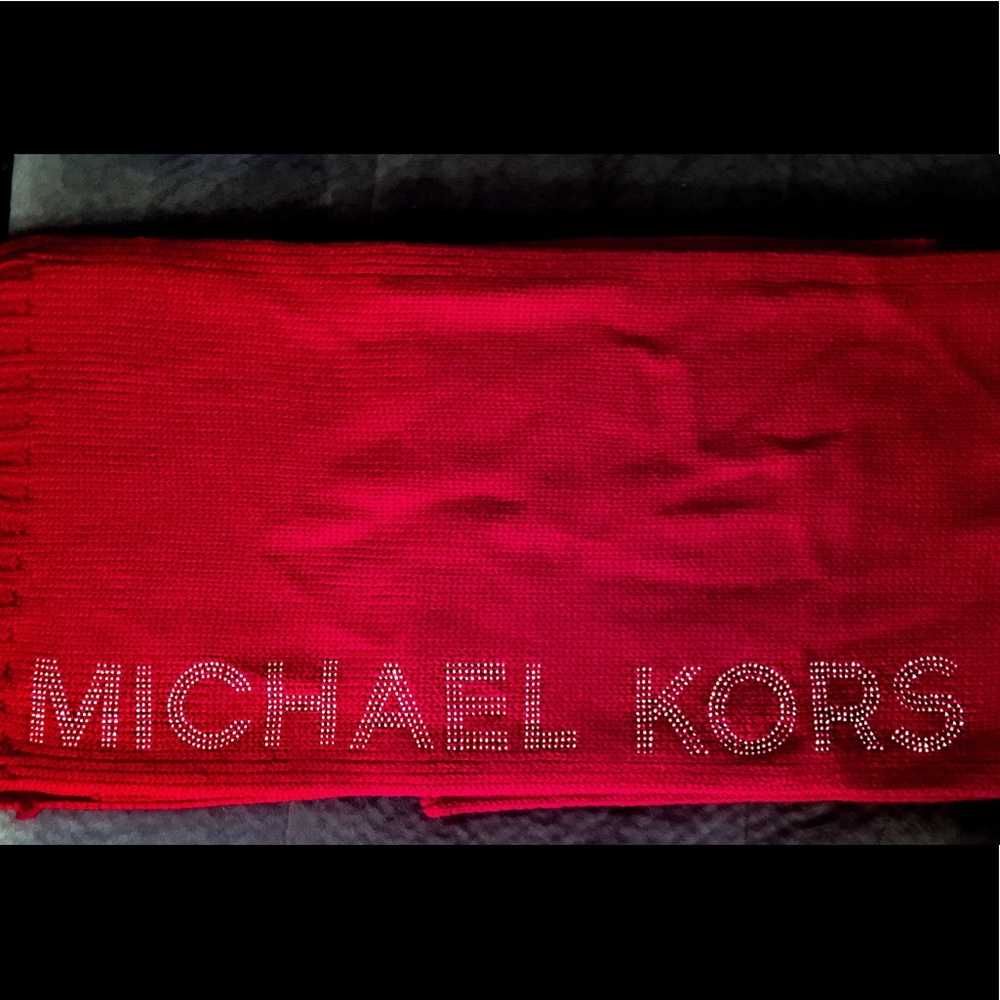 Michael Kors Knit Logo Scarf